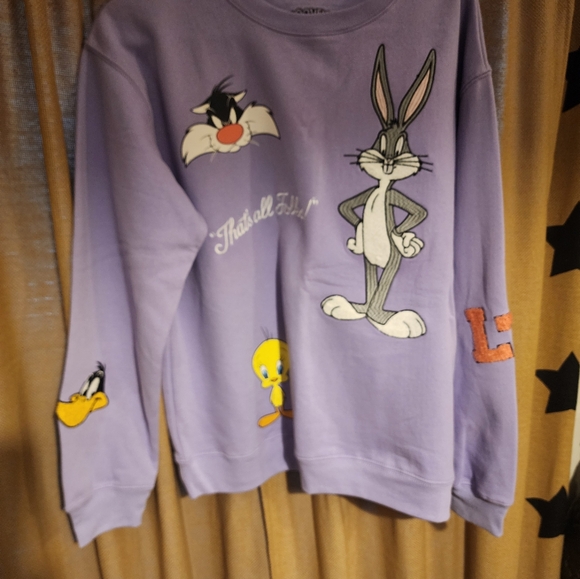 Warner Bros. Other - Looney Tunes Purple Sweatshirt